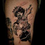 Damian Reign custom anime tattoo design